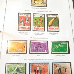 antigua stamps estampillas sellos coleccion filatelia philatelist philatelic