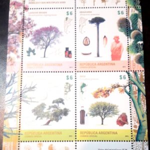 estampillas de argentina sellos filatelia stamp coleccion arbol philatelic philatelist bloque