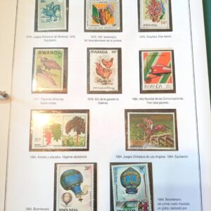 ruanda sellos estampillas coleccion album albumes clasificador stamps filatelia philatelist philatelic