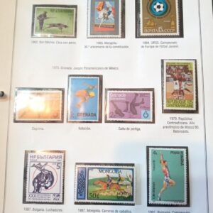 deportes sellos estampillas stamps filatelia philatelic philatelist coleccion comprar vender canje intercambios