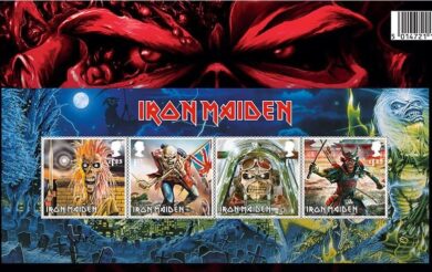 Iron Maiden ya tiene sus propias Estampillas o Sellos