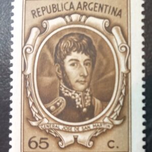 Estampilla Argentina Próceres y Riquezas Nacionales III 1970-1973