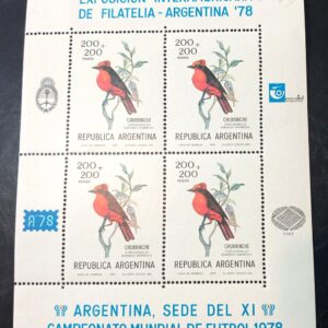 Bloque Exposición Interamericana de Filatelia "Argentina 78"
