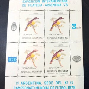 Bloque Exposición Interamericana de Filatelia "Argentina 78"