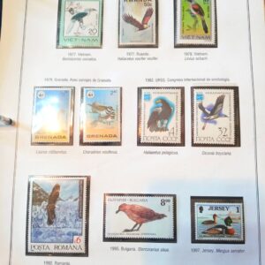 pajaros sellos estampillas stamps filatelia philatelic philatelist coleccion comprar vender canje intercambios Republica del Congo, Mexico, Vietnam, Rusia URSS, Bulgaria y Rumania.