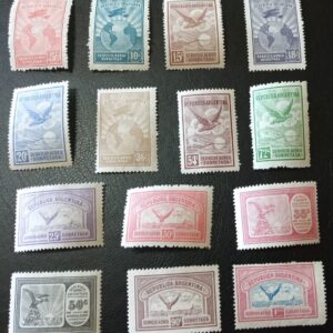 filatelia argentina correo aereo estampillas sellos antiguos coleccion lote stamps