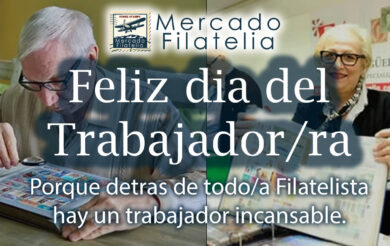FILATELIA ARGENTINA dia del trabajador y trabajadora