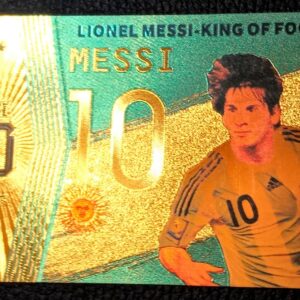 BILLETES DORADOS MESSI ARGENTINA