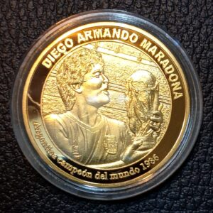 NUMISMATICA ARGENTINA MEDALLAS MARADONA