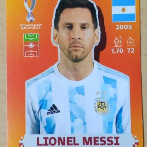 FIGURITAS MESSI PANINI MUNDIAL QATAR 2022