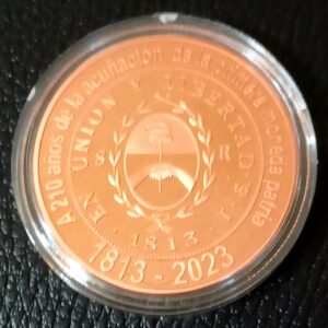 NUMISMATICA ARGENTINA MEDALLAS PRIMERA MONEDA PATRIA