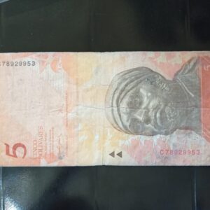 NUMISMATICA VENEZUELA BILLETES BOLIVARES VENEZOLANOS ANTIGUOS