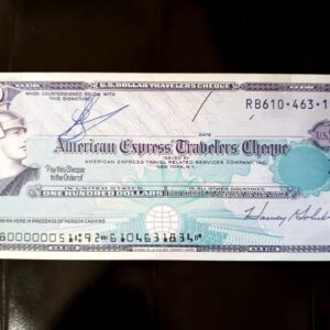 NUMISMATICA USA TRAVELERS CHEQUES ANTIGUOS DE COLECCION