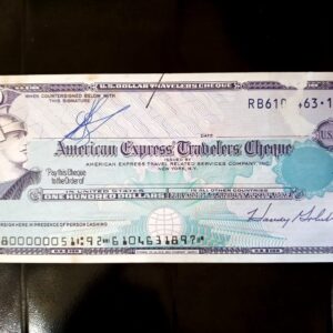 NUMISMATICA USA TRAVELERS CHEQUES ANTIGUOS DE COLECCION
