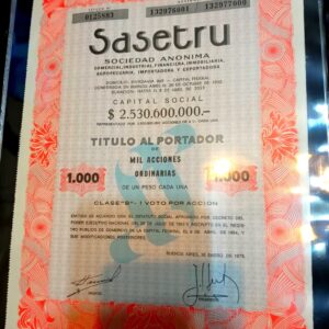 BONOS ACCIONES ANTIGUAS NUMISMATICA ARGENTINA