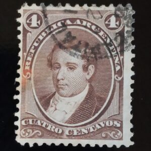 FILATELIA ARGENTINA ESTAMPILLAS MARIANO MORENO