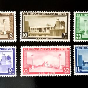 COLONIAS ITALIANAS FILATELIA LIBIA ITALIANA ITALIA