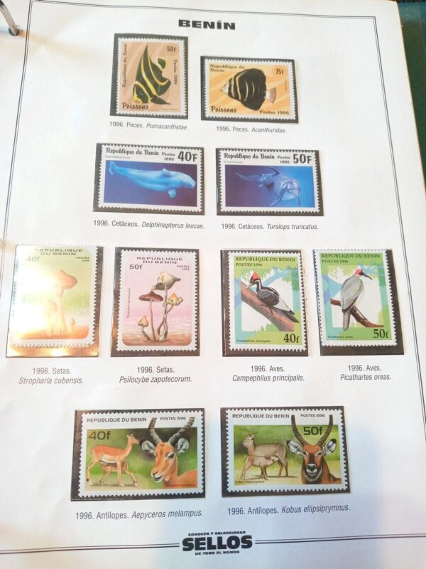 benin sellos estampillas stamps filatelia philatelist philatelic coleccion serie