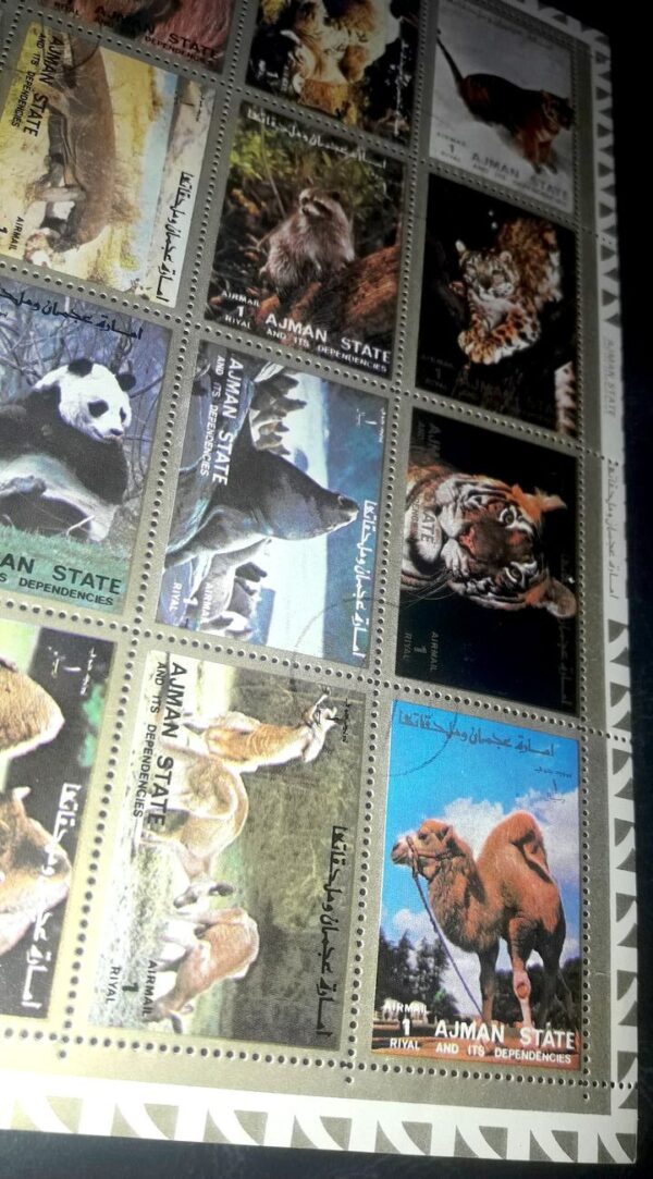 AJMAN STATE estampillas stamp sellos plancha bloque filatelia philatelist philatelic coleccion album lote