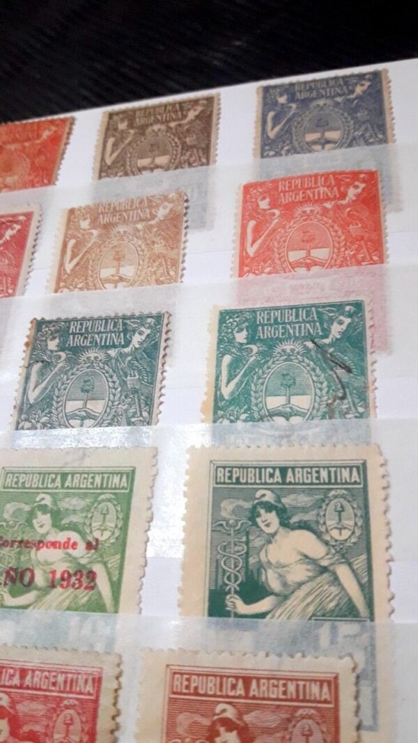 estampillas fiscales sellos lotes coleccion vendo compro subasta argentina