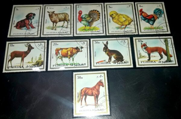 estampillas compra venta series aves birds stamps stamp filatelia philatelic emiratos arabes unidos