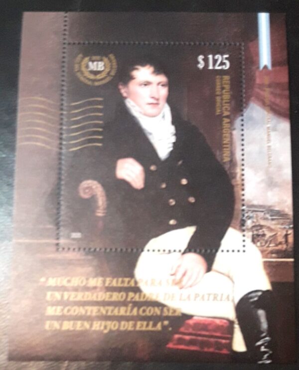 manuel belgrano estampillas sellos filatelia philatelist philatelic