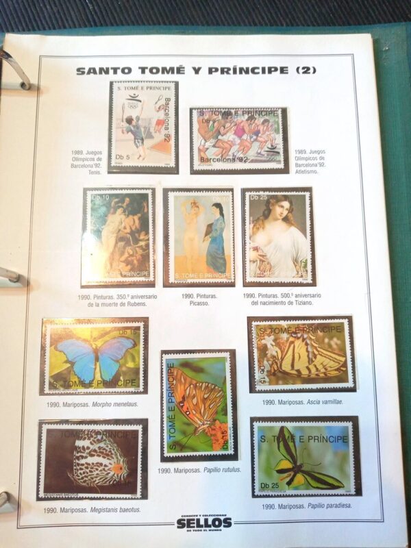santo tome y principe sellos estampillas coleccion stamps filatelia philatelist philatelic
