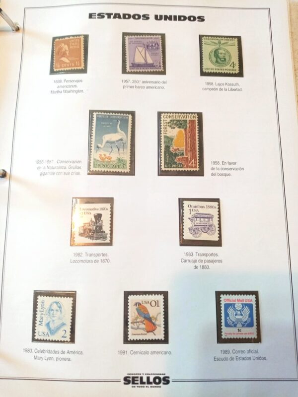 estados unidos united states eeuu usa sellos estampillas stamps filatelia philatelic philatelist coleccion comprar vender canje intercambios