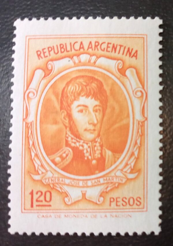Estampilla Argentina Próceres y Riquezas III Serie Básica 1970-1973