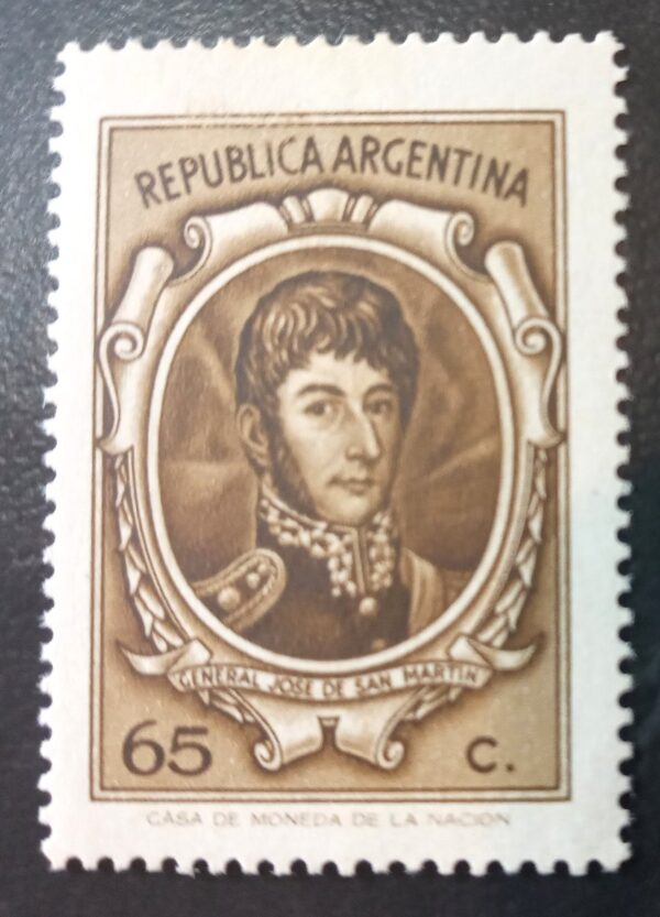 Estampilla Argentina Próceres y Riquezas Nacionales III 1970-1973