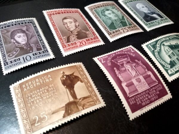 estampillas-serie-san-martin-centenario-muerte-sellos-filatelia-stamps-mercadofilatelia-mercado-philatelist-philatelic-