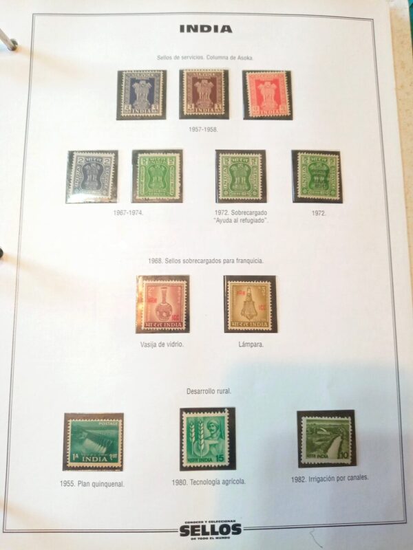 india sellos estampillas stamps filatelia philatelic philatelist coleccion comprar vender canje intercambios