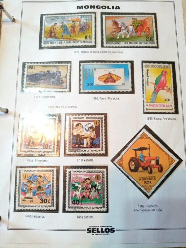 mongolia sellos estampillas stamps filatelia philatelic philatelist coleccion comprar vender canje intercambios