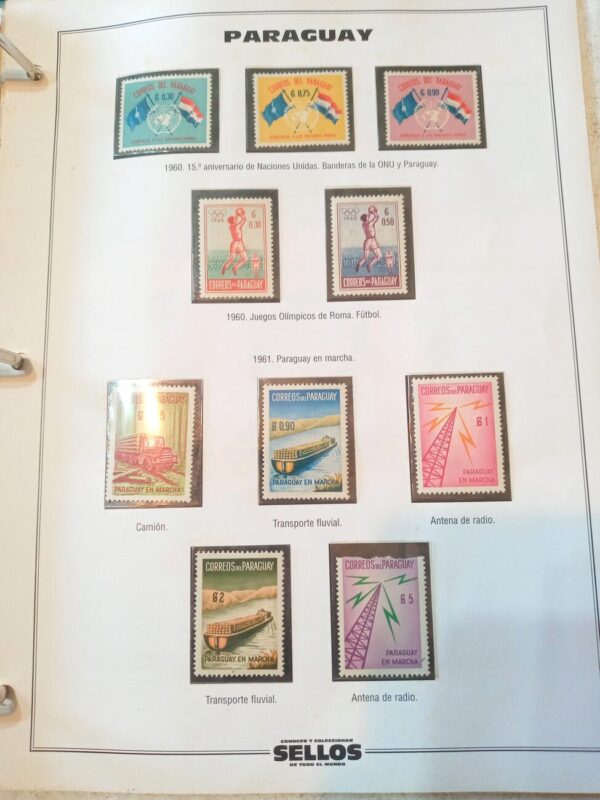paraguay sellos estampillas stamps filatelia philatelic philatelist coleccion comprar vender canje intercambios