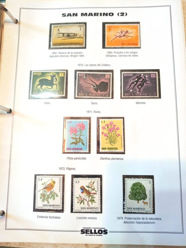 san marino sellos estampillas stamps filatelia philatelic philatelist coleccion comprar vender canje intercambios