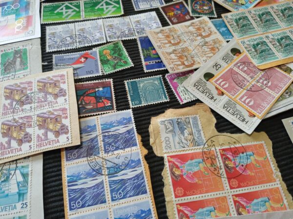 vender estampillas lote de sellos postales de suiza filatelia argentina stamps philatelist philatelic mercado filatelico
