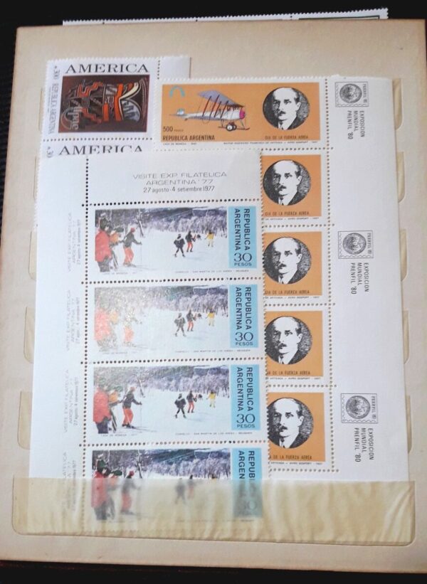 clasificador argentina estampillas oferta filatelia cuadros bloques planchas acumulacion coleccion libro lotes stamps philately