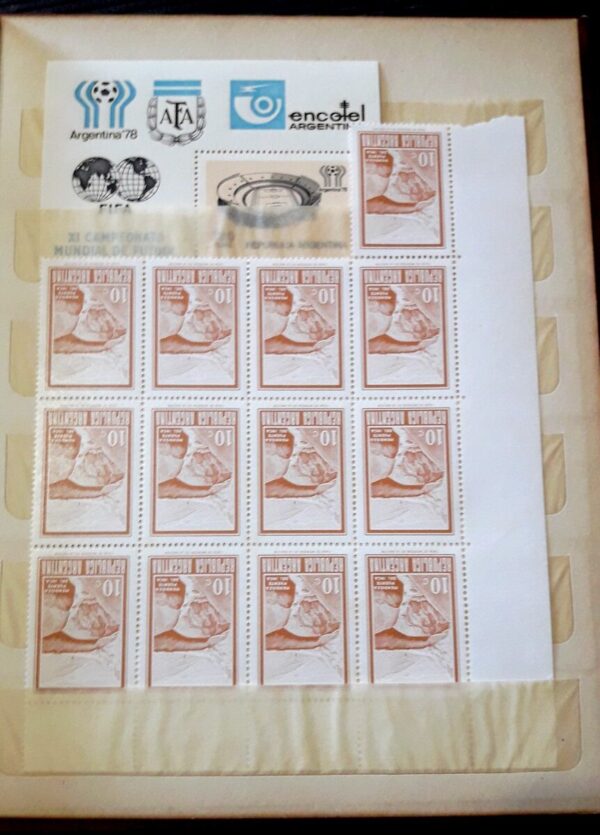 clasificador argentina estampillas oferta filatelia cuadros bloques planchas acumulacion coleccion libro lotes stamps philately