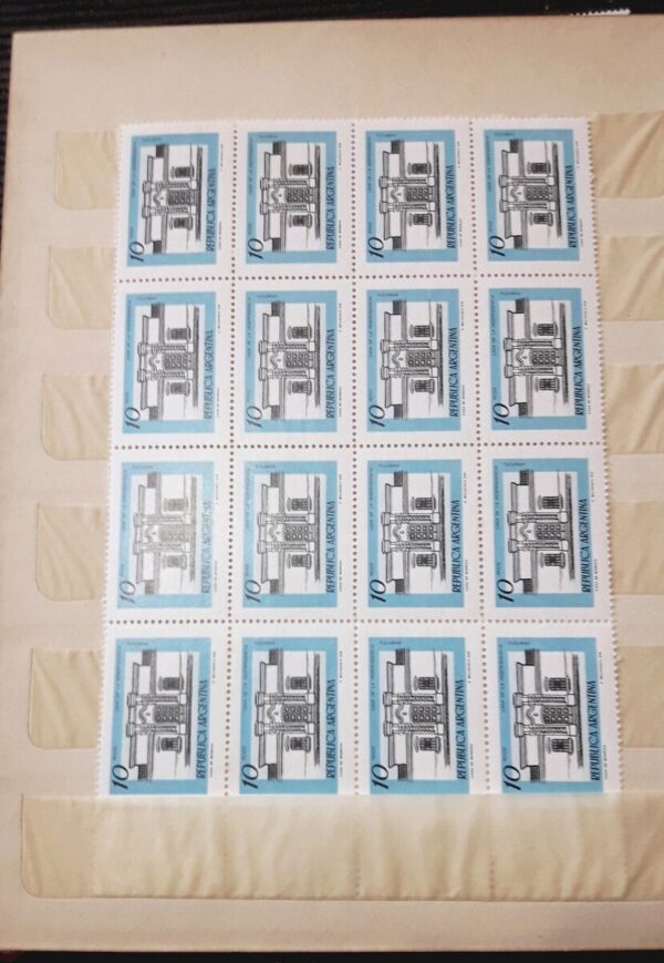 clasificador argentina estampillas oferta filatelia cuadros bloques planchas acumulacion coleccion libro lotes stamps philately