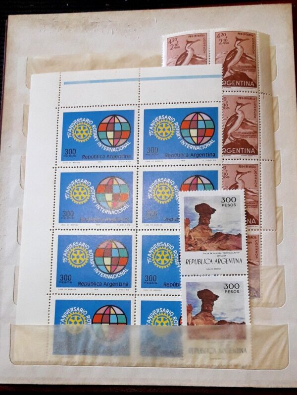 clasificador argentina estampillas oferta filatelia cuadros bloques planchas acumulacion coleccion libro lotes stamps philately