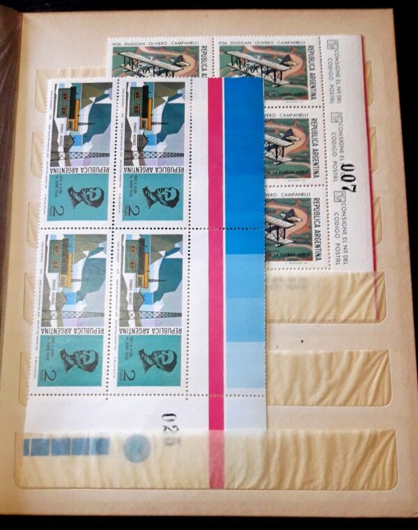 clasificador argentina estampillas oferta filatelia cuadros bloques planchas acumulacion coleccion libro lotes stamps philately