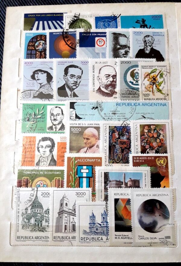 clasificador estampillas argentina sellos filatelia stamps philately coleccion lote album