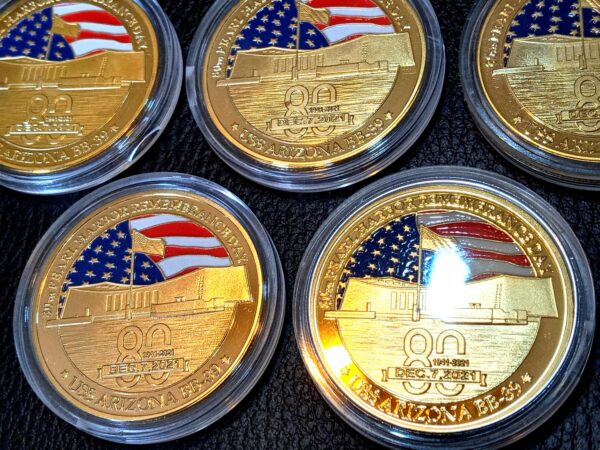 MEDALLAS PEARL HARBOR NUMISMATICA ARGENTINA
