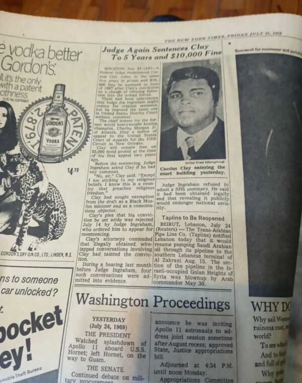 DIARIO ORIGINAL NEW YORK TIMES 1969