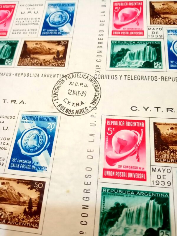 FILATELIA ARGENTINA CYTRA BLOQUE