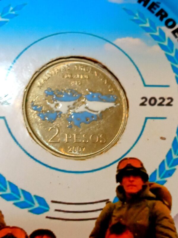 MONEDAS ARGENTINAS ISLAS MALVINAS NUMISMATICA