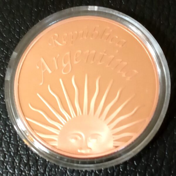 NUMISMATICA ARGENTINA MEDALLAS PRIMERA MONEDA PATRIA