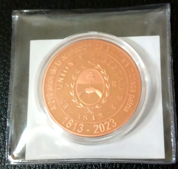 NUMISMATICA ARGENTINA MEDALLAS PRIMERA MONEDA PATRIA