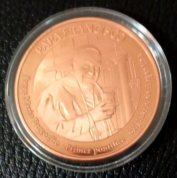 NUMISMATICA ARGENTINA MEDALLAS PAPA FRANCISCO