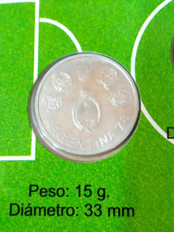 MONEDAS MUNDIAL 78 ARGENTINA NUMISMATICA